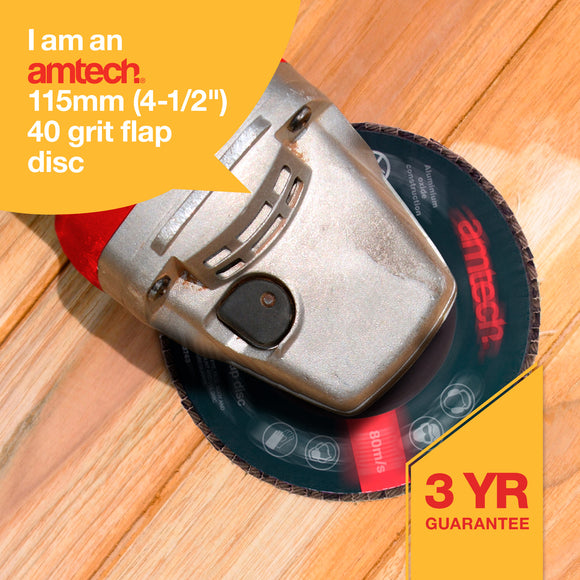 115mm FLAP DISC (40 GRIT)