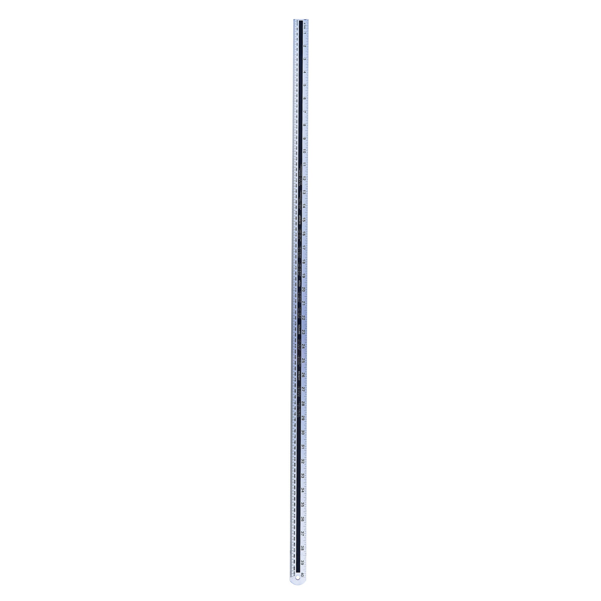 1m ALUMINIUM RULE