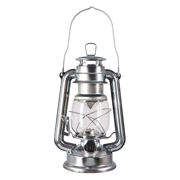 15 LED HURRICANE LAMP (SILVER)