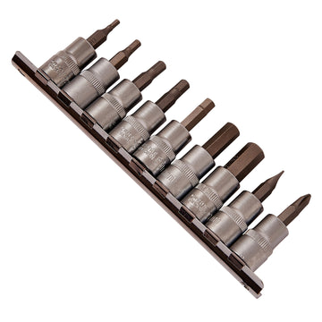 10pc 3/8" DRIVE HEX BIT SOCKET SET