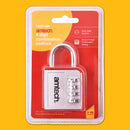 4 DIGIT ZINC COMBINATION PADLOCK