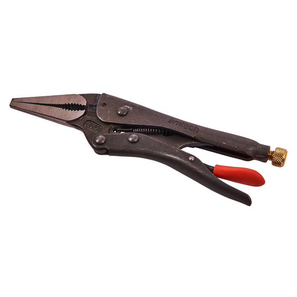 9" LONG NOSE LOCKING PLIERS  - CR-MO