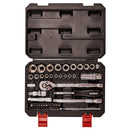 52pc 1/4" & 3/8" 12 POINT SOCKET SET