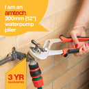 250mm (12") WATERPUMP PLIERS - COMFORT GRIP