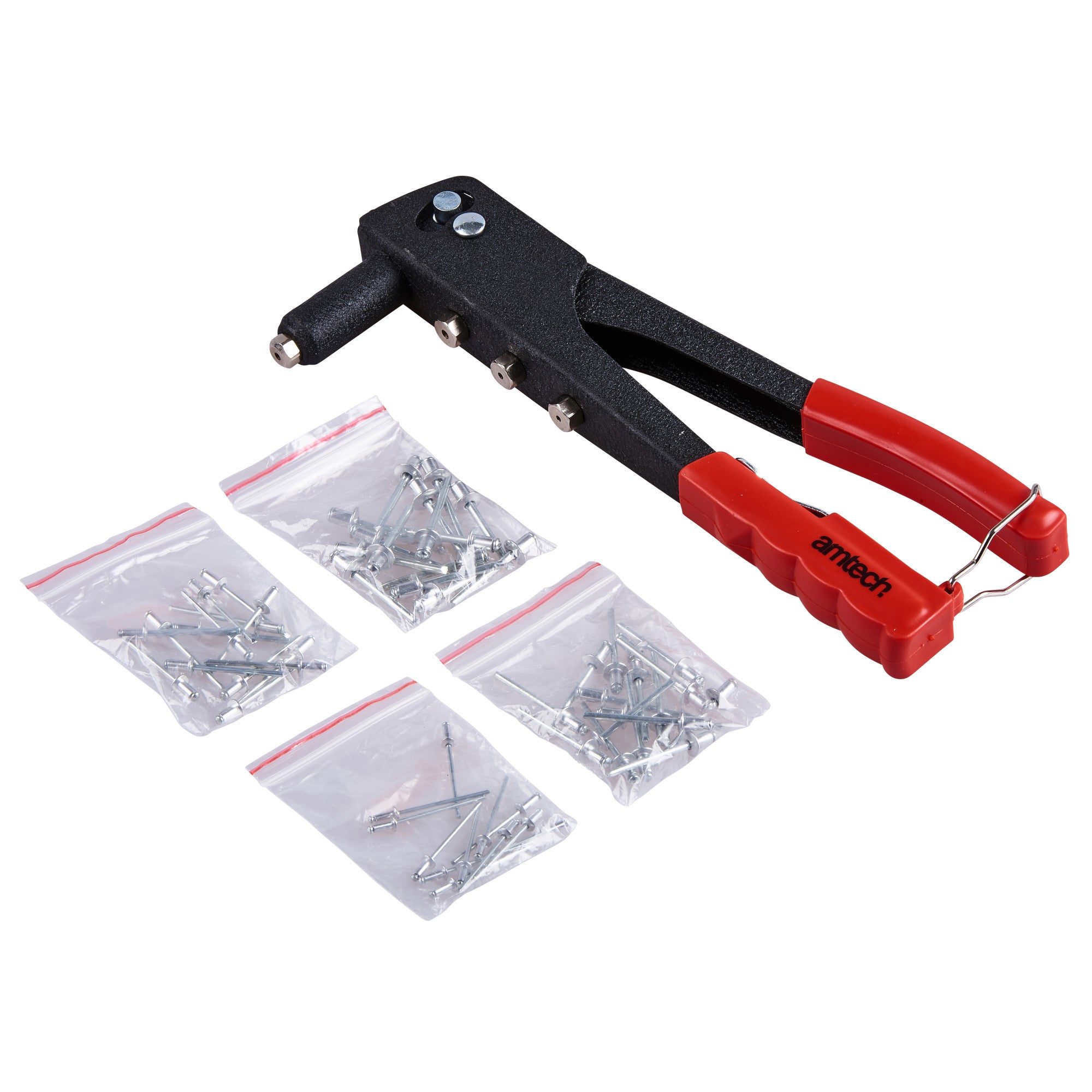 RIVET GUN WITH 60 RIVETS