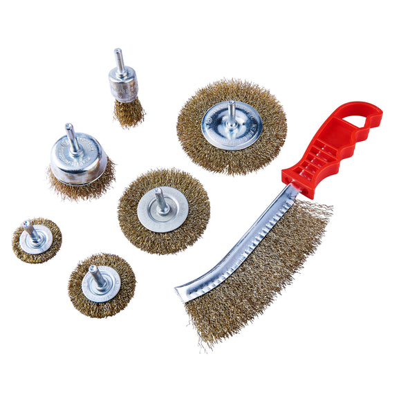 7pc WIRE BRUSH SET