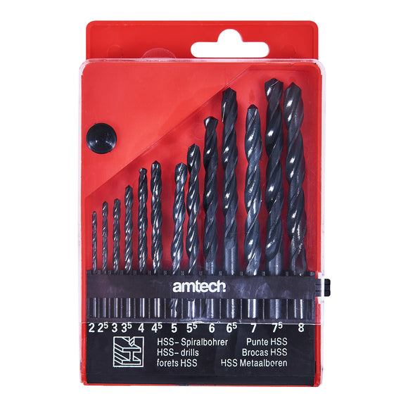 13pc HIGH SPEED DRILL SET - LARGE
