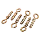 6pc 8mm CLOSED HOOK BOLTS