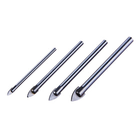 4pc GLASS & MIRROR DRILL BIT SET