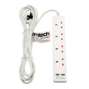 4-GANG EXTENSION SOCKET WITH USB PORTS