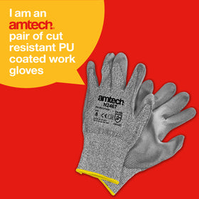 CUT RESISTANT LEVEL 5 GLOVES MEDIUM (SIZE: 8)