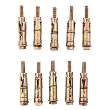 10pc M6 x 60mm EXPANSION BOLTS