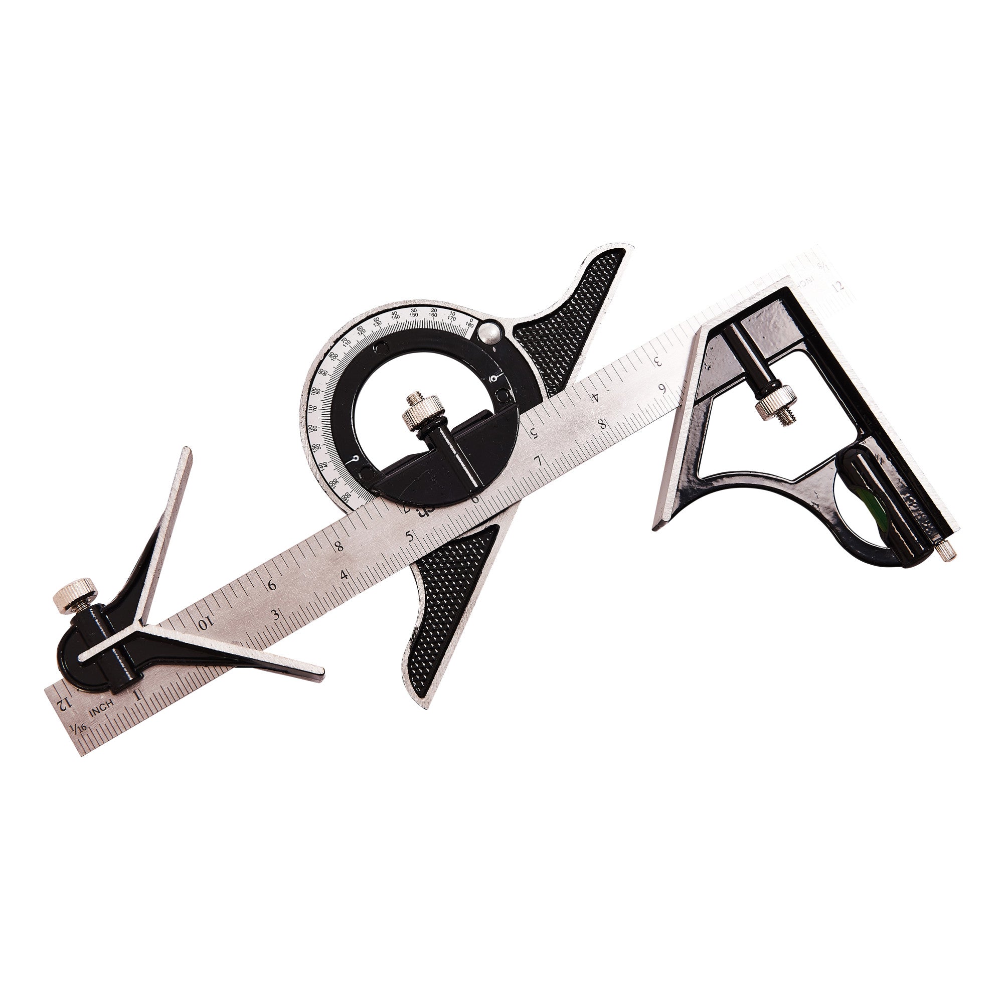 12" COMBINATION SQUARE AND PROTRACTOR
