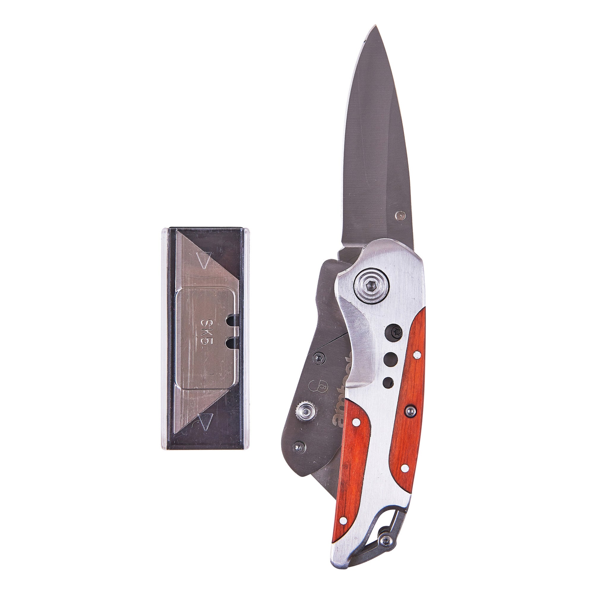 2-IN-1 TRADESMAN KNIFE WITH 5 BLADES