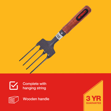 HAND FORK - WOODEN HANDLE