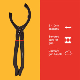 12'' ADJUSTABLE OIL FILTER PLIERS