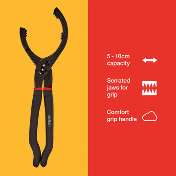 12'' ADJUSTABLE OIL FILTER PLIERS