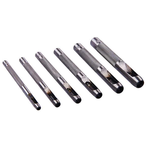 6pc HOLLOW PUNCH SET