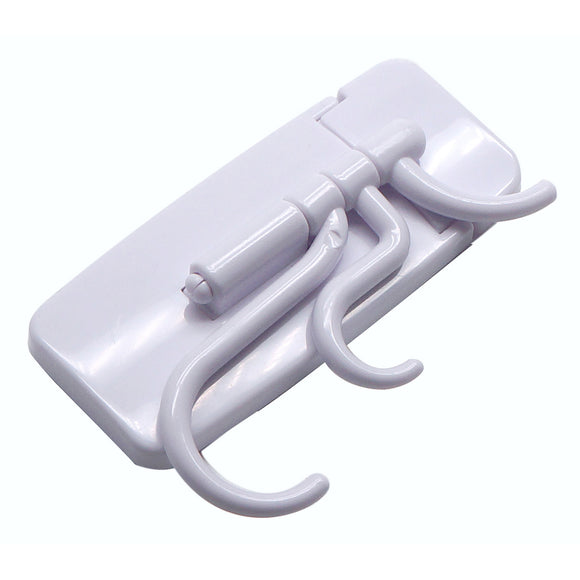 SELF-ADHESIVE HANGING HOOK WITH SWIVEL ARMS