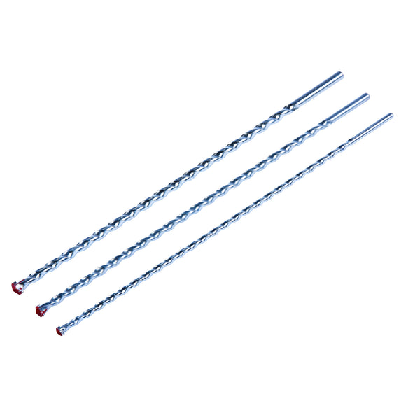 3pc 400mm  MASONRY DRILL BIT SET