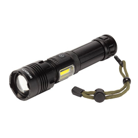 10W COB LED RECHARGEABLE POWER BEAM TORCH
