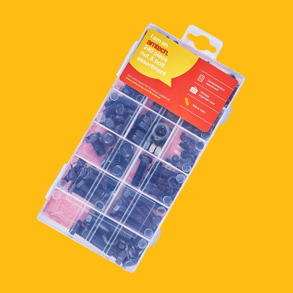 240pc METRIC NUT AND BOLT SET