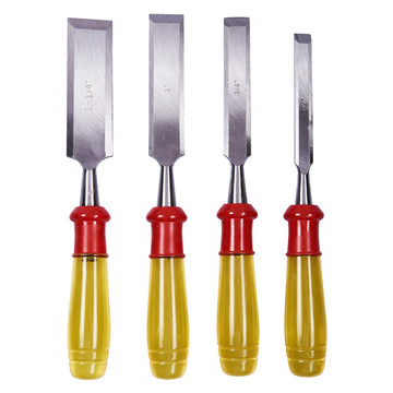 4pc BEVEL EDGE CHISEL SET