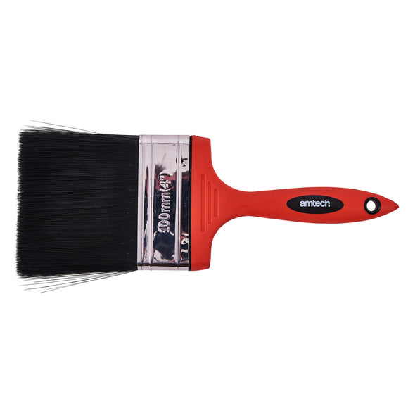 100mm (4") NO BRISTLE LOSS PAINT BRUSH - SOFT HANDLE