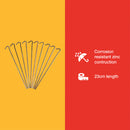 10pc METAL GARDEN PEGS