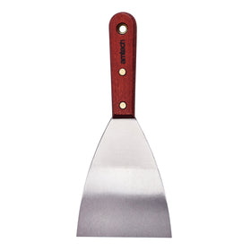 4" HEAVY DUTY SCRAPER -  WOODEN HANDLE