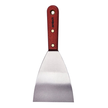 4" HEAVY DUTY SCRAPER -  WOODEN HANDLE