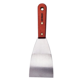 75mm/3" STAINLESS STEEL SCRAPER - WOODEN HANDLE