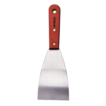 75mm/3" STAINLESS STEEL SCRAPER - WOODEN HANDLE