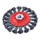 4" (100mm) TWIST KNOT WIRE WHEEL