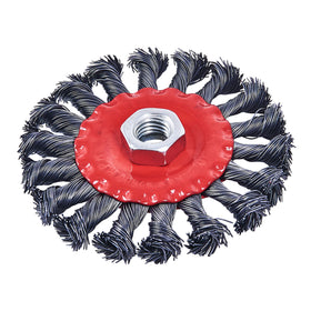 4" (100mm) TWIST KNOT WIRE WHEEL