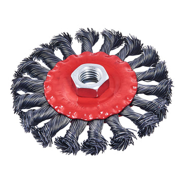 4" (100mm) TWIST KNOT WIRE WHEEL