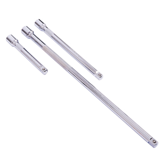3pc 1/2" DRIVE EXTENSION BAR SET