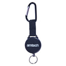 RECOIL KEYRING WITH CARABINER