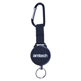 RECOIL KEYRING WITH CARABINER