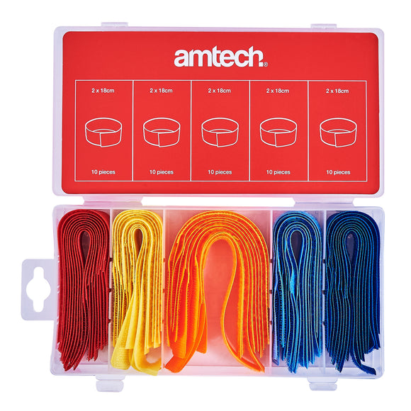 50pc CABLE TIDY ASSORTMENT