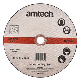 230mm x 3mm x 22.2mm  Type 41 STONE CUTTING DISC