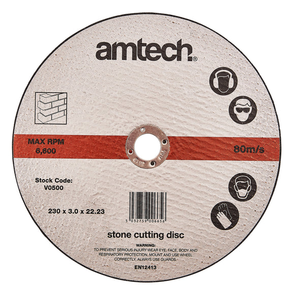 230mm x 3mm x 22.2mm  Type 41 STONE CUTTING DISC