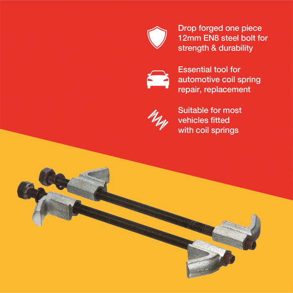 PAIR OF AUTOMOTIVE SUSPENSION COIL SPRING COMPRESSORS