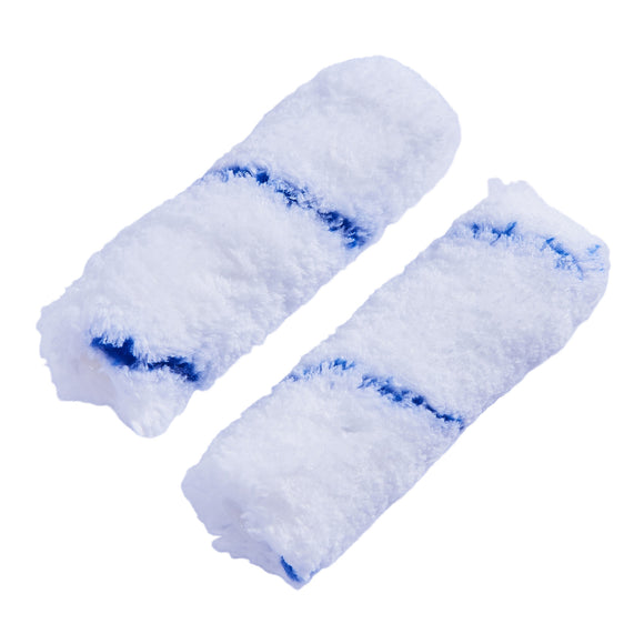 2pc 4" MEDIUM PILE (12MM) ROLLER SLEEVE - MICROFIBRE