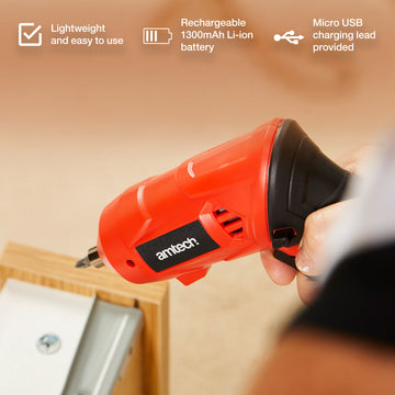 USB CHARGING CORDLESS ELECTRIC SCREWDRIVER KIT