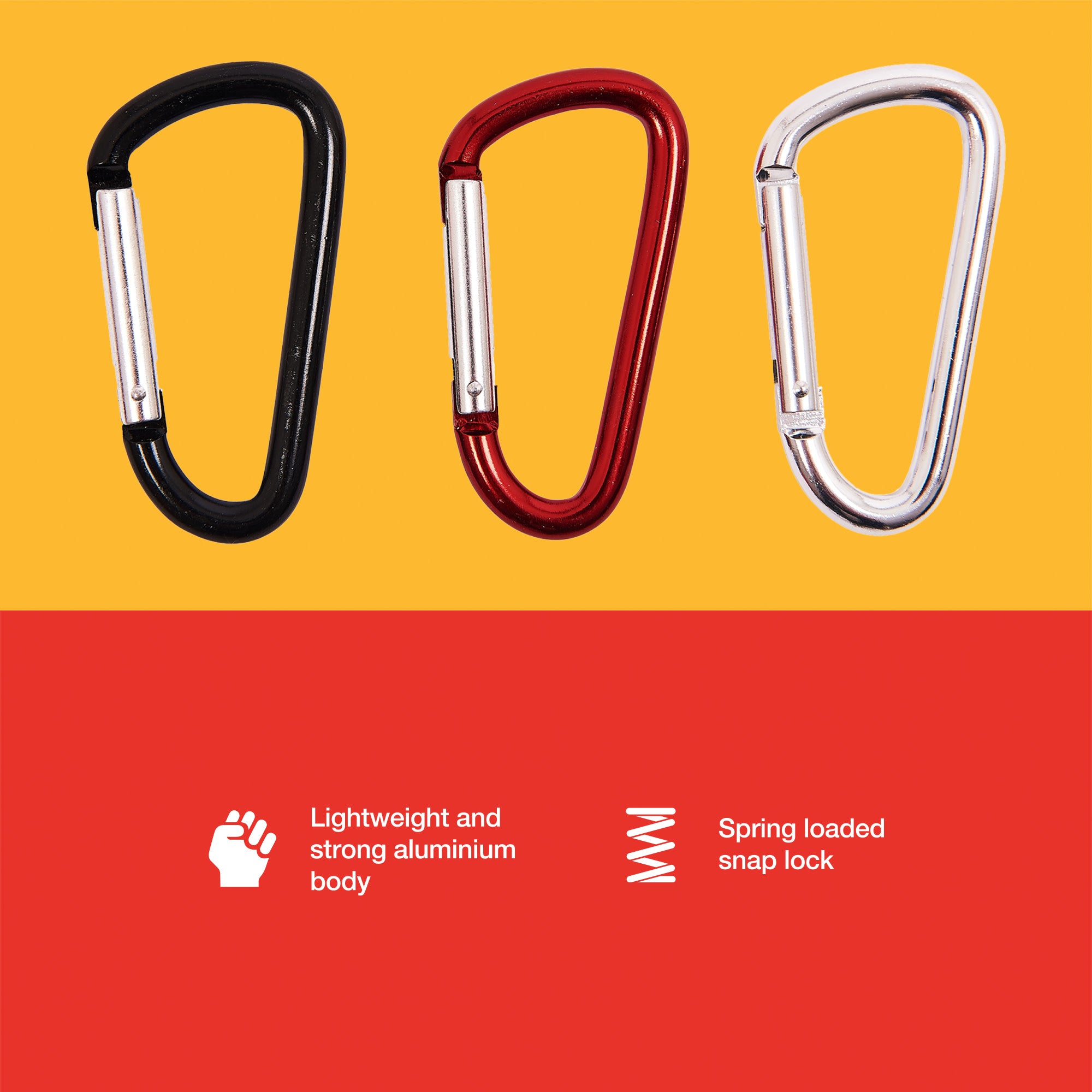 3pc SNAP HOOK SET
