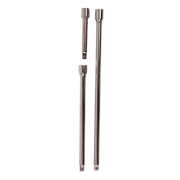 3pc 1/4'' SHORT EXTENSION BAR SET (3, 6, 9 inch)