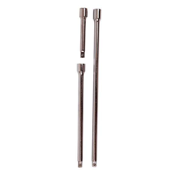 3pc 1/4'' SHORT EXTENSION BAR SET (3, 6, 9 inch)