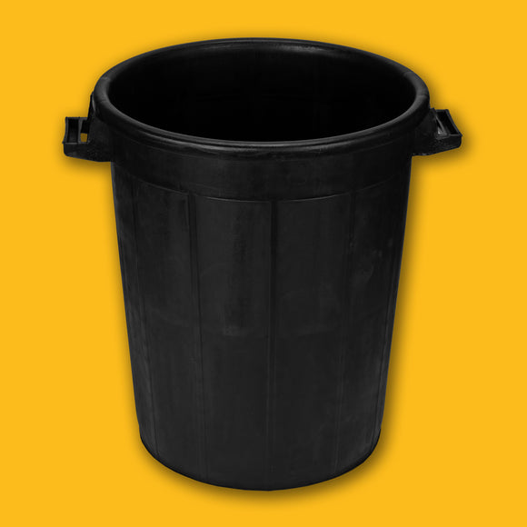 100L HEAVY DUTY BLACK BIN