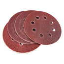 10pc CIRCULAR SANDING SHEET SET (P60 GRIT) (DIA 115MM)